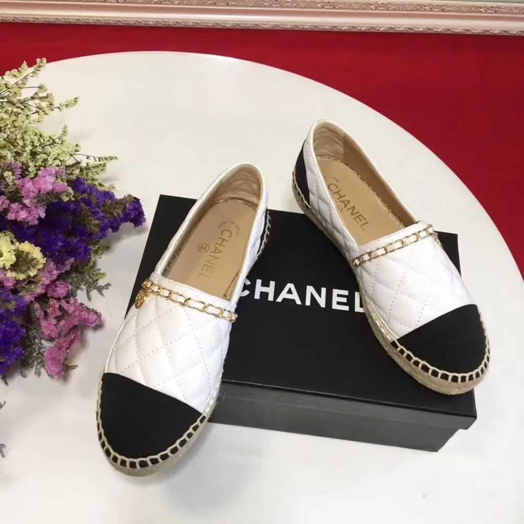 👟👟Ex-factory price 480👟👟 Size: 35-40🌹 🌈🌈[CHANEL Chanel] full range of fisherman shoes... The top version is welcome to compare with all the experts👟👟👟👟 (cloth, leather, lace, sequined) Wool mixed surface)💋💋The lining is made of original sheepskin (the hemp rope bottom and the rubber bottom are integrated) The 100-needle hemp rope is very thorough👍👍...High-quality customization🆚Purchasing agent source‼ ️ The popularity of fishermen’s shoes, I believe everyone who knows the goods knows that people on Earth/Mars are showing off their silk threads one after another💝💝 34-40 (41 and 42 can be customized and non-returnable) standard size 🎁Supporting packaging